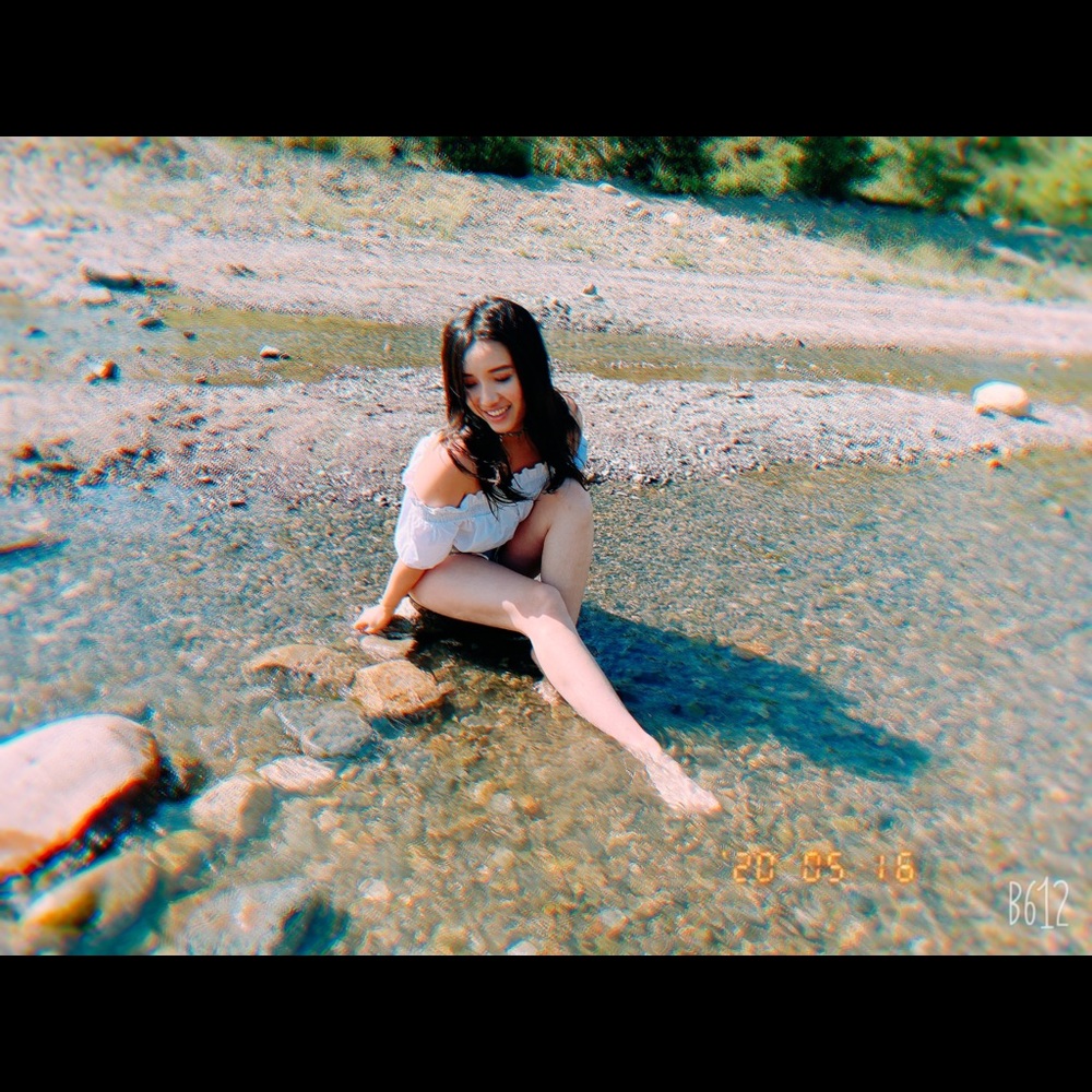 White crop top by Zara